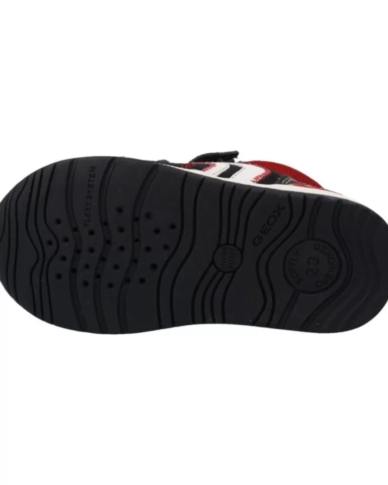 GEOX Deportivas De Niña Y Niño B940Rb 02285 B Rishon Boy C4244 Navy-Dk Red Flash Sale
