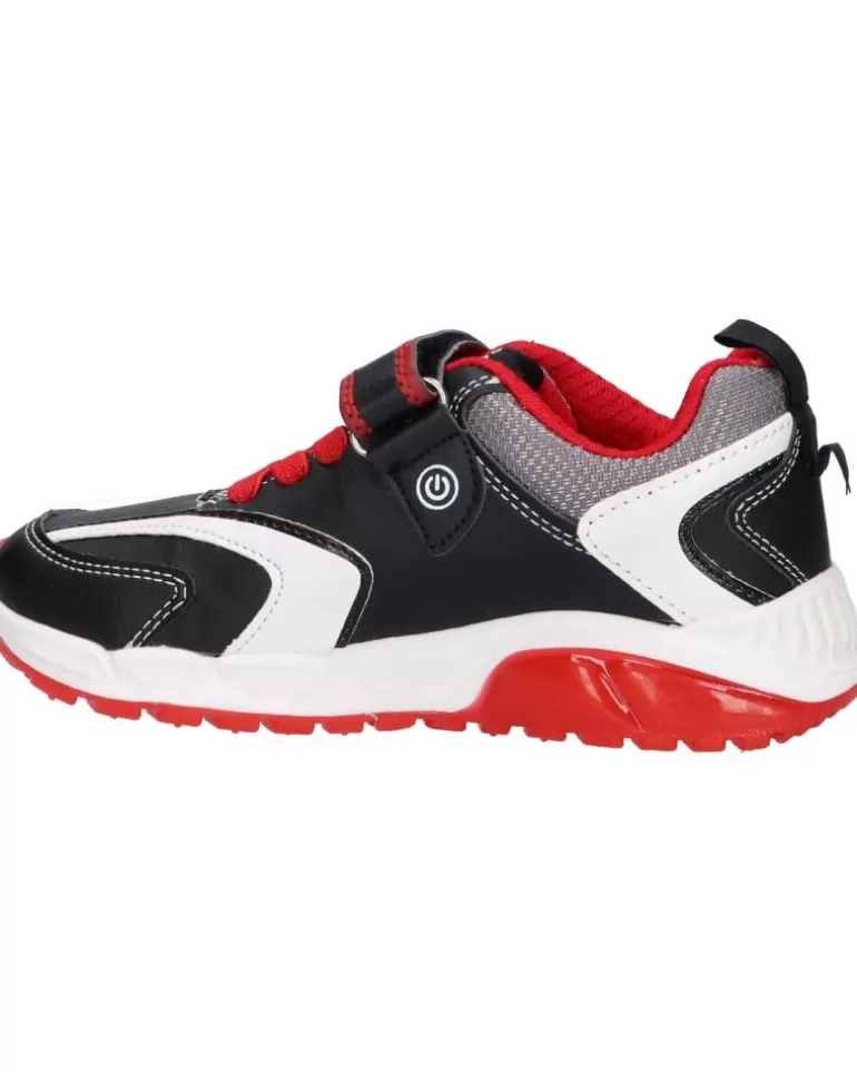 GEOX Deportivas De Niña Y Niño J04Cqb 054Ce J Spaziale Boy C0048 Black-Red Flash Sale