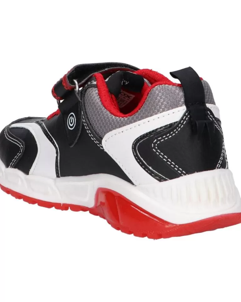 GEOX Deportivas De Niña Y Niño J04Cqb 054Ce J Spaziale Boy C0048 Black-Red Flash Sale