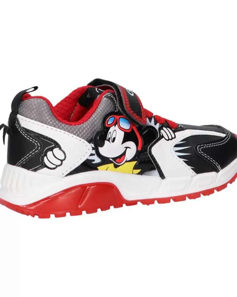 GEOX Deportivas De Niña Y Niño J04Cqb 054Ce J Spaziale Boy C0048 Black-Red Flash Sale