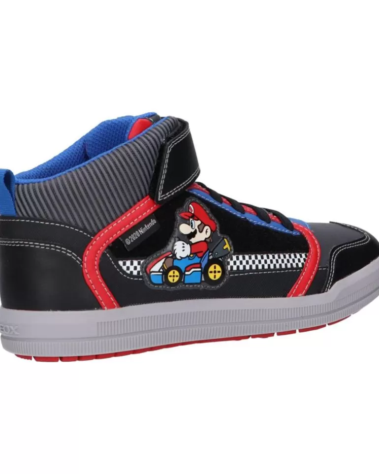 GEOX Deportivas De Niña Y Niño J164Ab 05411 J Arzach Boy C0048 Black-Red Cheap