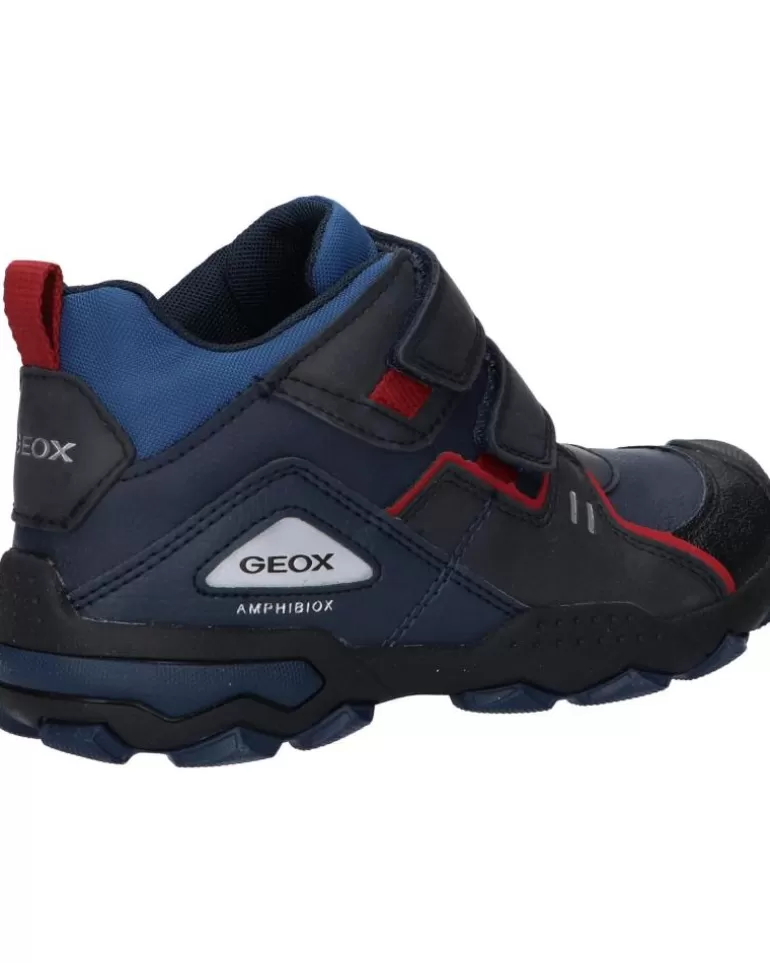 GEOX Deportivas De Niña Y Niño J169Wa 0Mefu J Buller Boy B Abx C4244 Navy-Dk Red Clearance