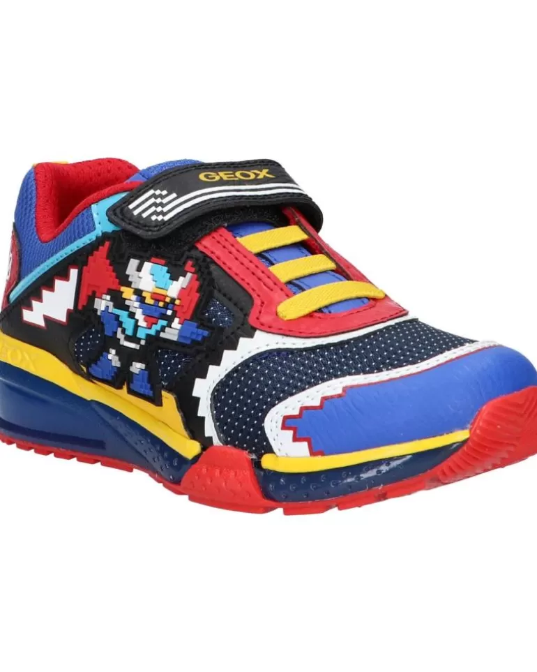 GEOX Deportivas De Niña Y Niño J26Fea 0Fufe J Bayonyc Boy C0833 Royal-Red Clearance