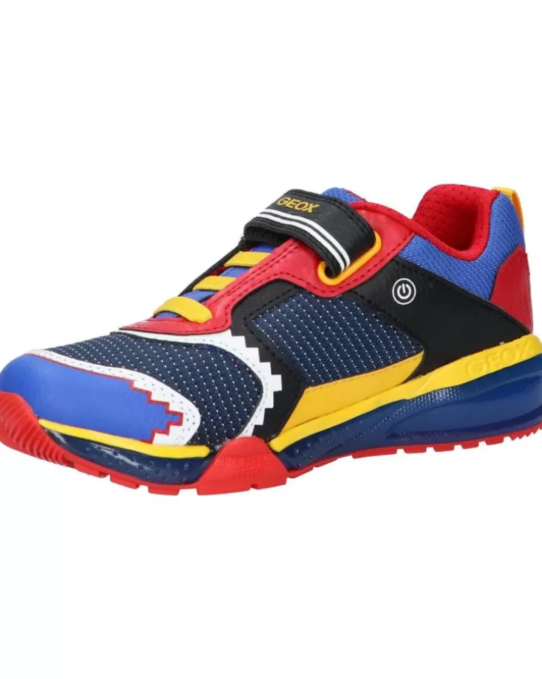 GEOX Deportivas De Niña Y Niño J26Fea 0Fufe J Bayonyc Boy C0833 Royal-Red Clearance