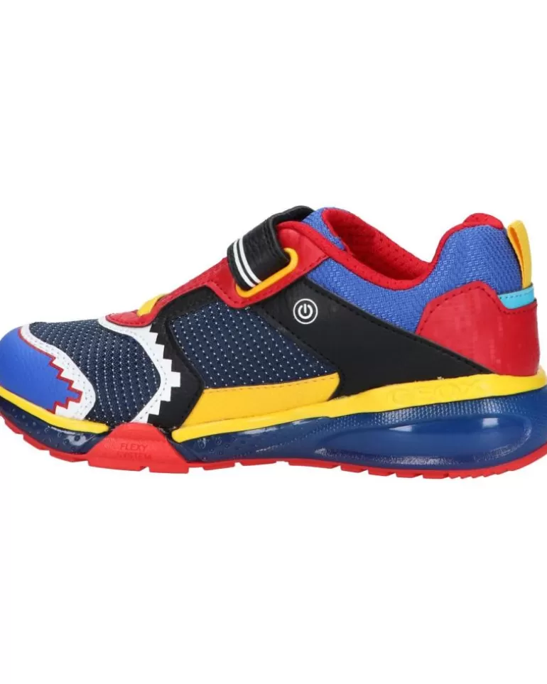 GEOX Deportivas De Niña Y Niño J26Fea 0Fufe J Bayonyc Boy C0833 Royal-Red Clearance