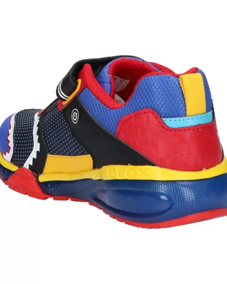 GEOX Deportivas De Niña Y Niño J26Fea 0Fufe J Bayonyc Boy C0833 Royal-Red Clearance