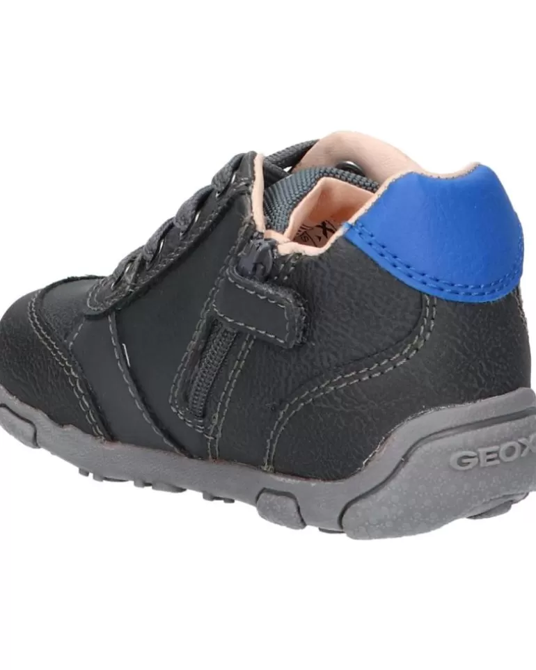 GEOX Deportivas De Niño B0436B 0Mebu B Balu Boy C0071 Dk Grey-Royal Discount