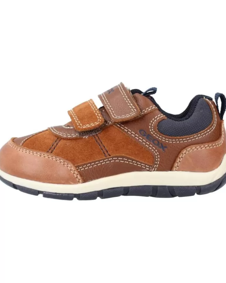 GEOX Deportivas De Niño B1632A 022Fu B Shaax C6381 Lt Brown-Navy Online