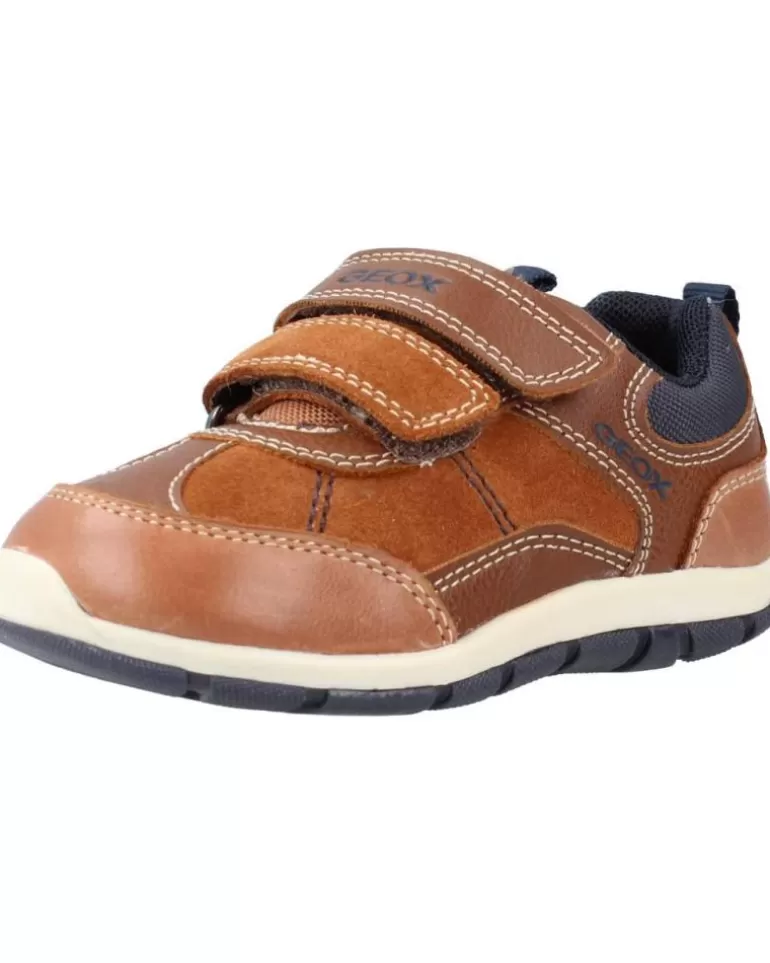 GEOX Deportivas De Niño B1632A 022Fu B Shaax C6381 Lt Brown-Navy Online