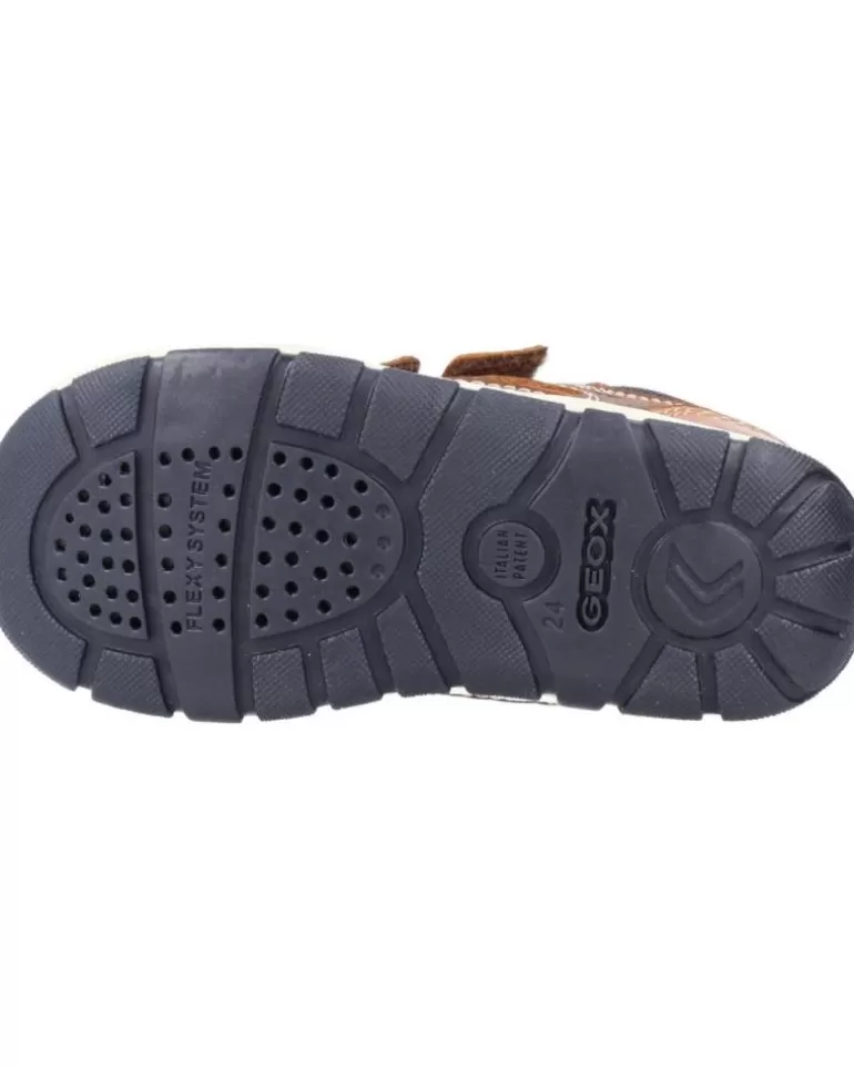 GEOX Deportivas De Niño B1632A 022Fu B Shaax C6381 Lt Brown-Navy Online