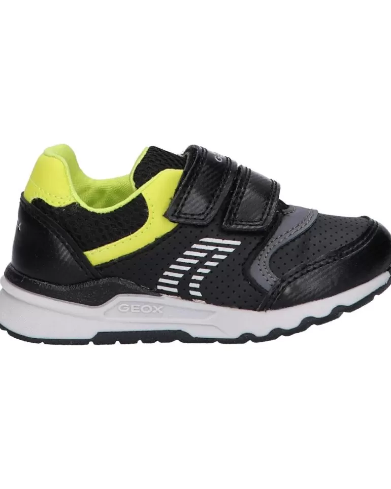 GEOX Deportivas De Niño B264Ya 0Ce54 B Pyrip Boy C9B3S Black-Lime Green Discount