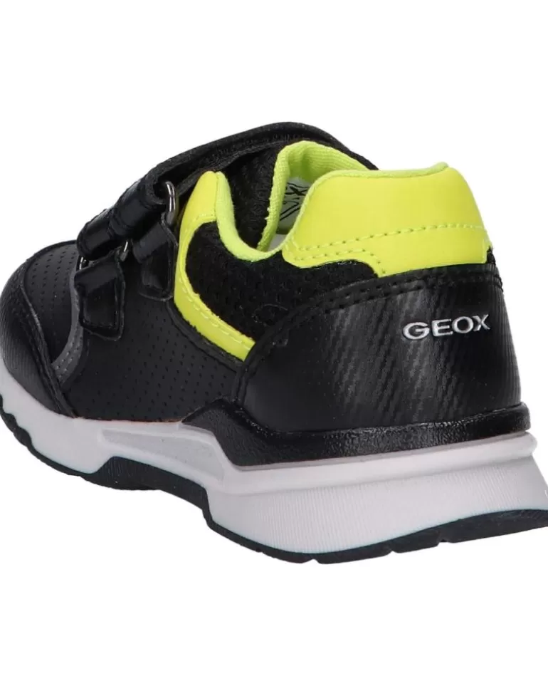GEOX Deportivas De Niño B264Ya 0Ce54 B Pyrip Boy C9B3S Black-Lime Green Discount