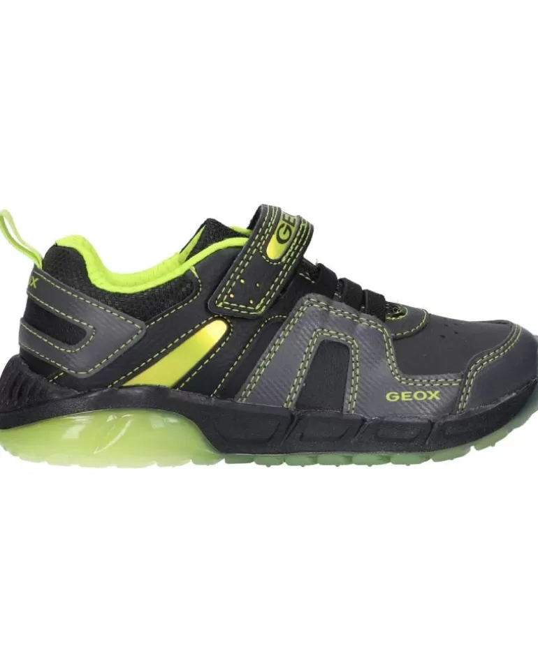 GEOX Deportivas De Niño J04Cqa 054Ce J Spaziale Boy C0802 Black-Lime Best