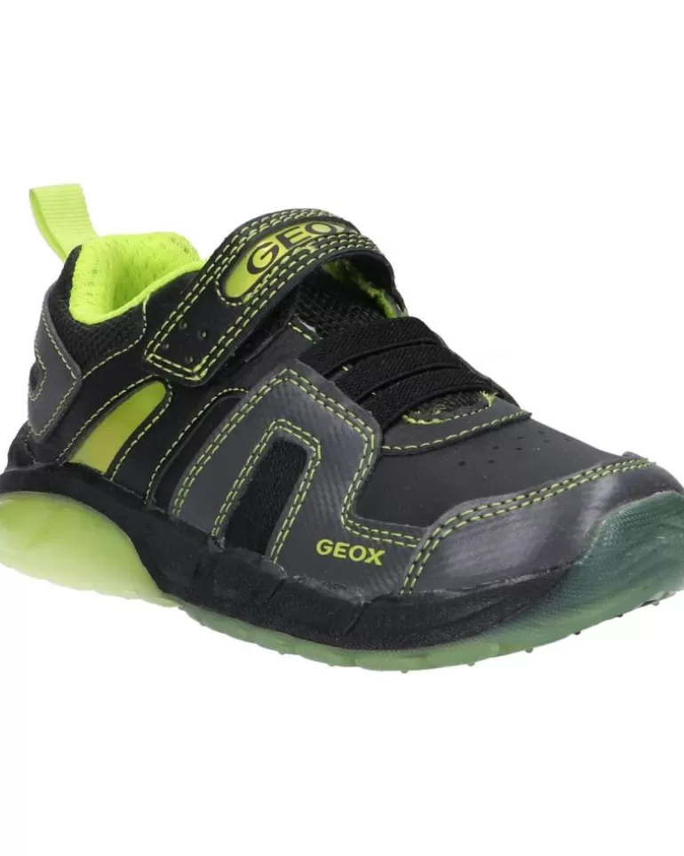 GEOX Deportivas De Niño J04Cqa 054Ce J Spaziale Boy C0802 Black-Lime Best