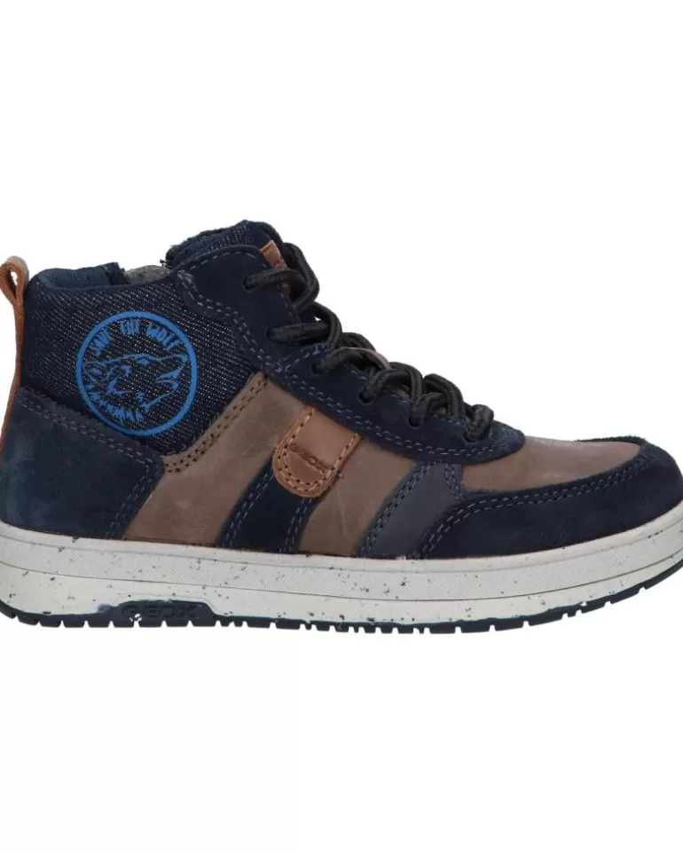 GEOX Deportivas De Niño J04Cxd 0Cl22 J Astuto Boy C6Mf4 Coffee-Navy Discount