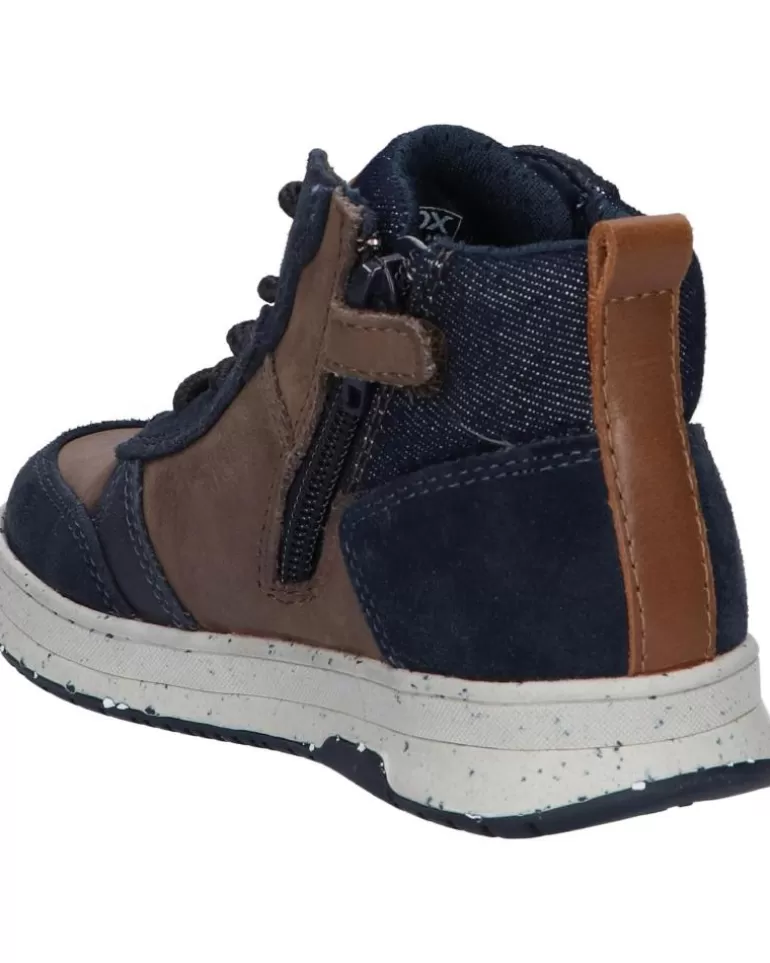 GEOX Deportivas De Niño J04Cxd 0Cl22 J Astuto Boy C6Mf4 Coffee-Navy Discount