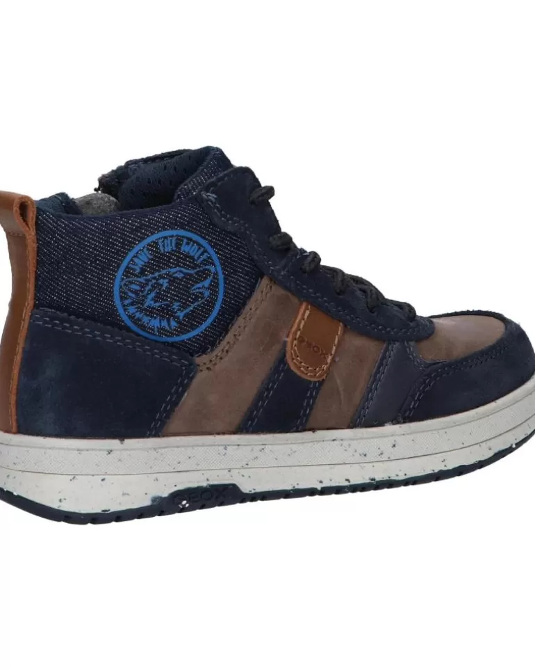 GEOX Deportivas De Niño J04Cxd 0Cl22 J Astuto Boy C6Mf4 Coffee-Navy Discount