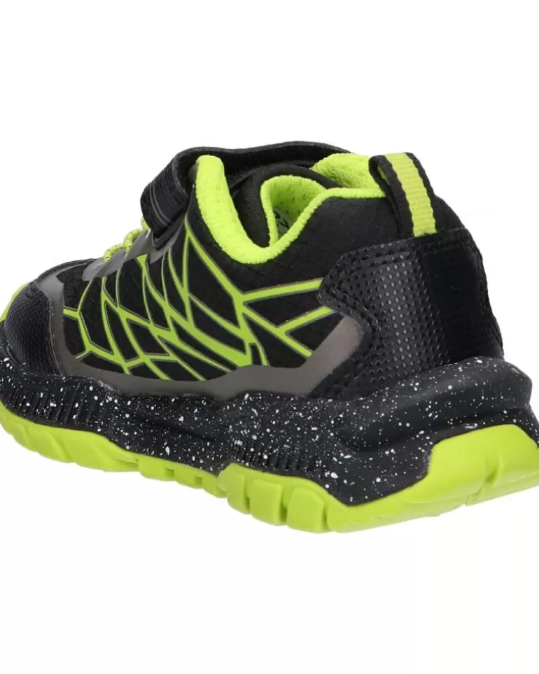 GEOX Deportivas De Niño J15Axb 0Fuce J Tuono Boy C0802 Black-Lime Clearance