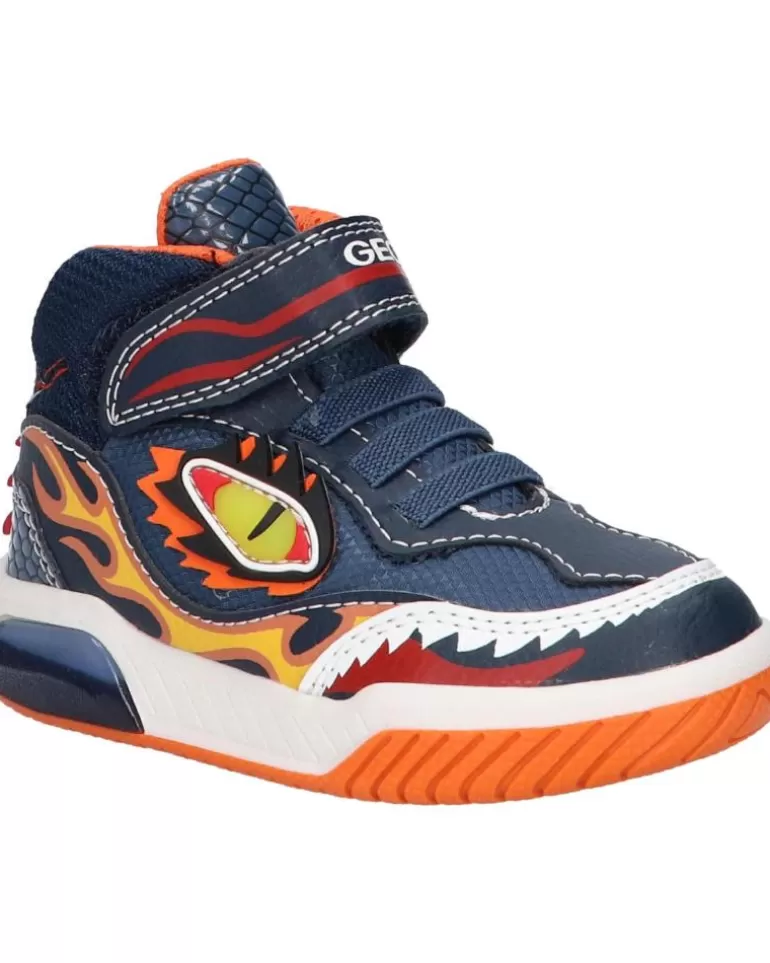 GEOX Deportivas De Niño J169Ca 0Bu11 J Inek Boy C0820 Navy-Orange Cheap