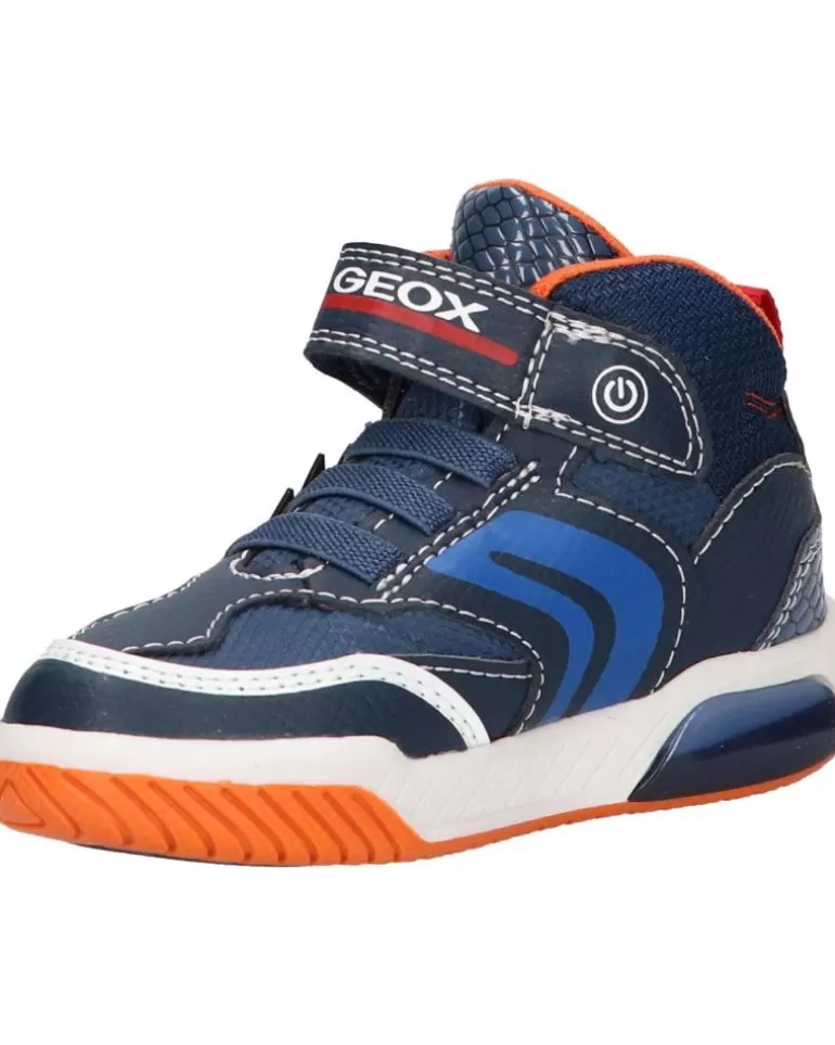GEOX Deportivas De Niño J169Ca 0Bu11 J Inek Boy C0820 Navy-Orange Cheap