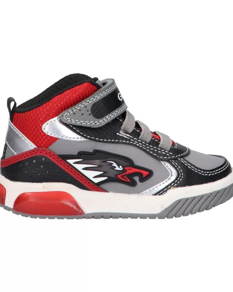 GEOX Deportivas De Niño J169Cb 0Bc11 J Inek Boy C0051 Grey-Red Cheap