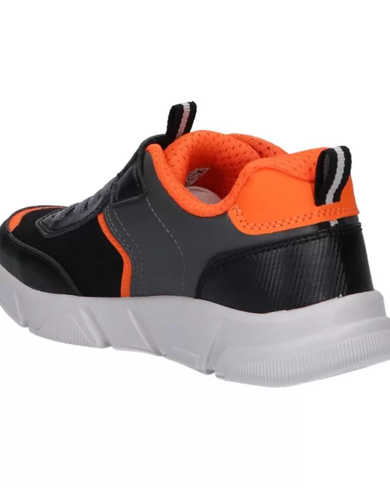GEOX Deportivas De Niño J16Dma 0Ce15 J Aril Boy C0038 Black-Orange Flash Sale