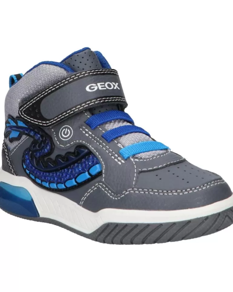 GEOX Deportivas De Niño J949Ce 05411 J Inek Boy C0069 Grey-Royal Outlet
