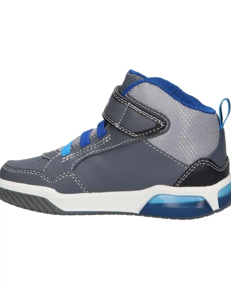 GEOX Deportivas De Niño J949Ce 05411 J Inek Boy C0069 Grey-Royal Outlet