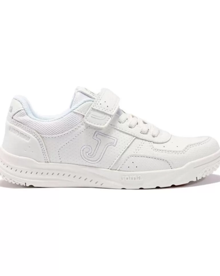 JOMA Deportivas De Niña Y Niño Deportiva Harvard Jr 2202 Con Velcro Unisex Blanco Cheap