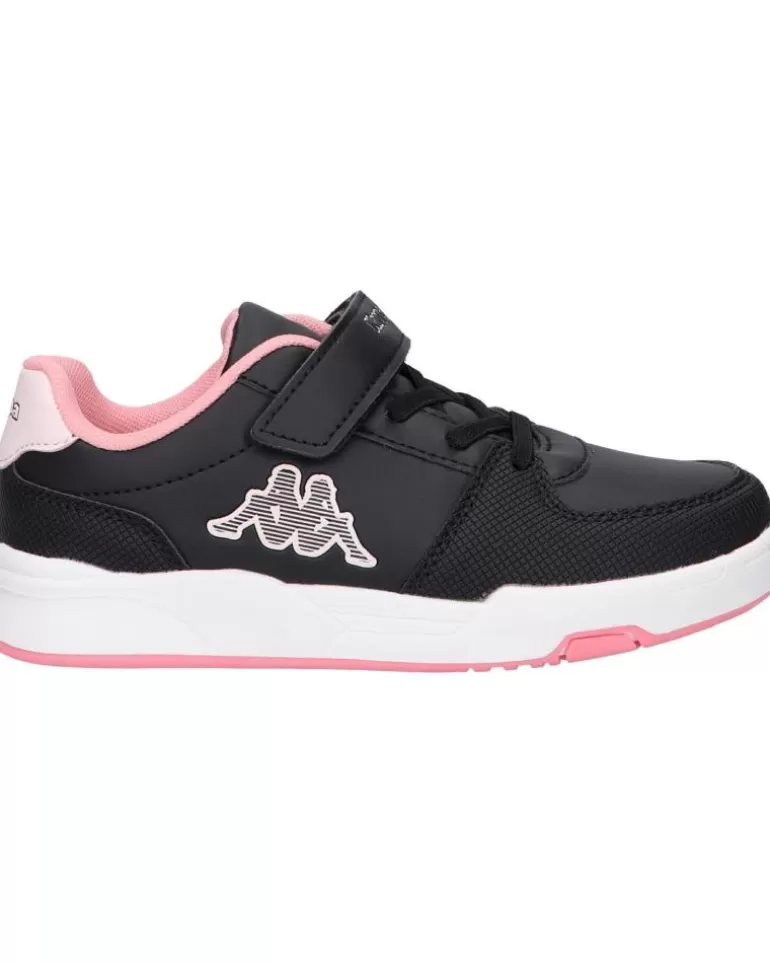 KAPPA Deportivas De Niña 361N14W Oscar Kid Ev A1U Black-Pink New