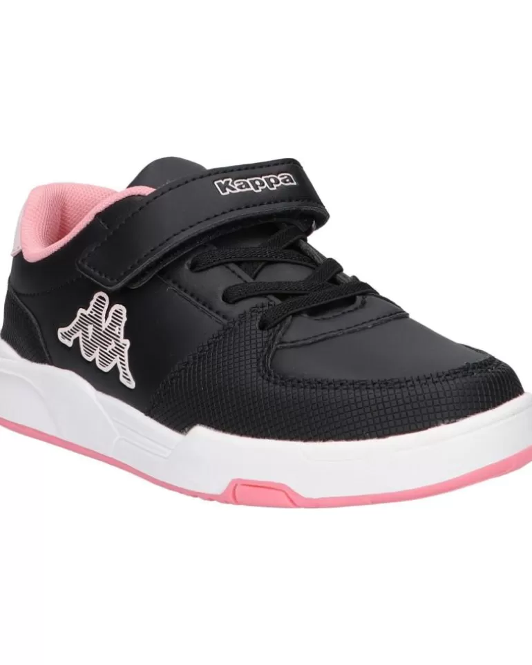 KAPPA Deportivas De Niña 361N14W Oscar Kid Ev A1U Black-Pink New