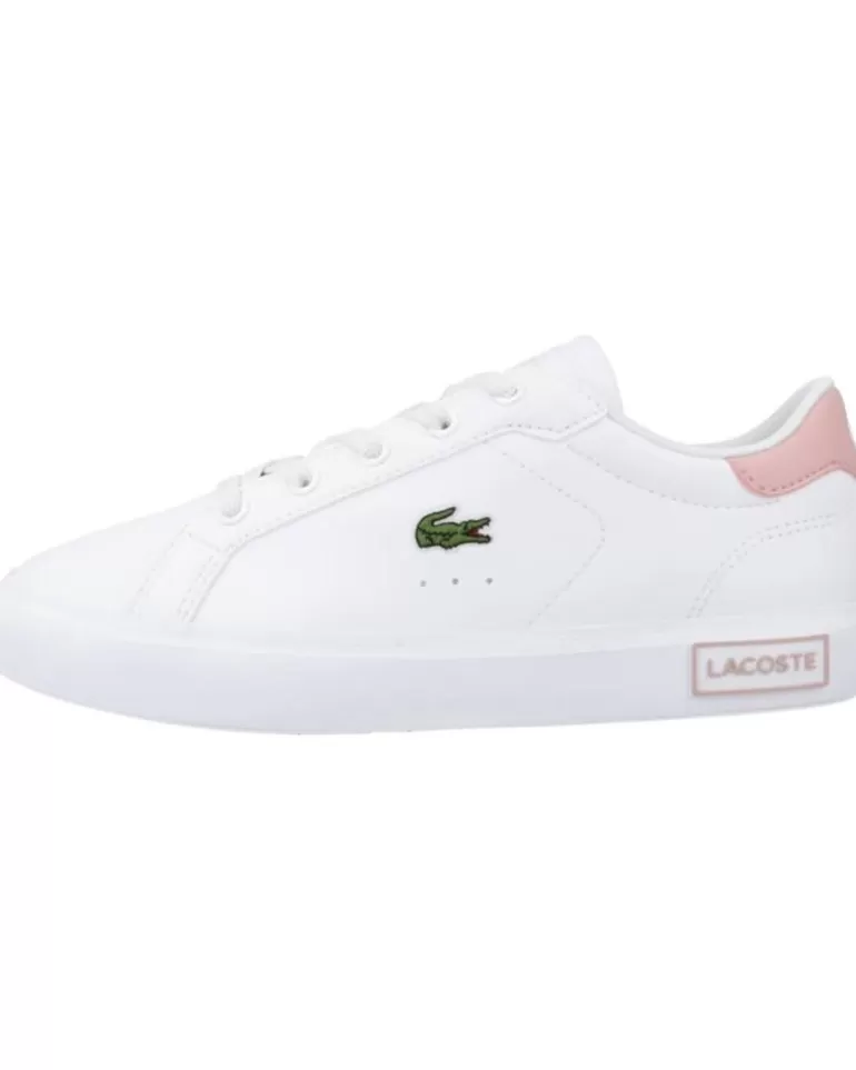 LACOSTE Deportivas De Niña Powercourt 0721 1 Suc Blanco Discount