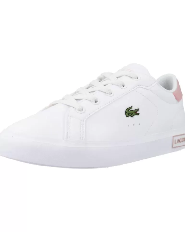 LACOSTE Deportivas De Niña Powercourt 0721 1 Suc Blanco Discount