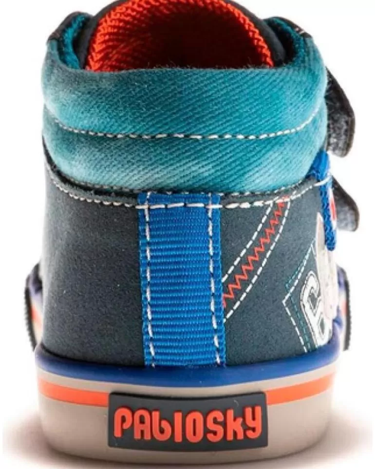 PABLOSKY Deportivas De Niño Bota Velcros Azul Outlet