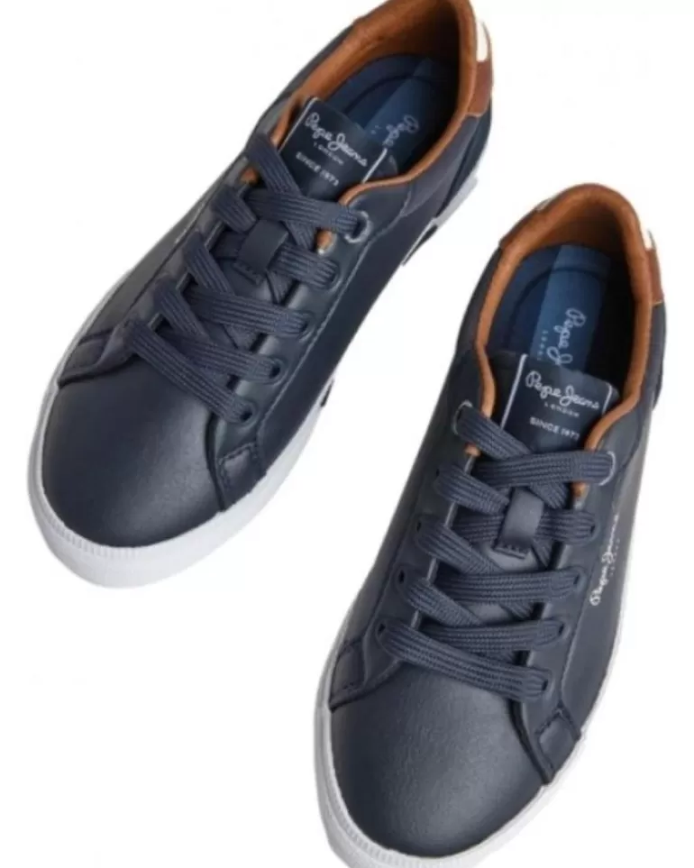 PEPE JEANS Deportivas De Niño Deportiva Casual Pbs30569 Navy Clearance