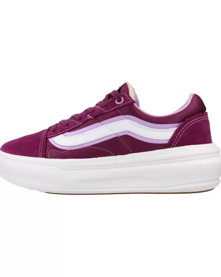 VANS OFF THE WALL Deportivas De Niña Old Skool Overt Cc Violeta Outlet