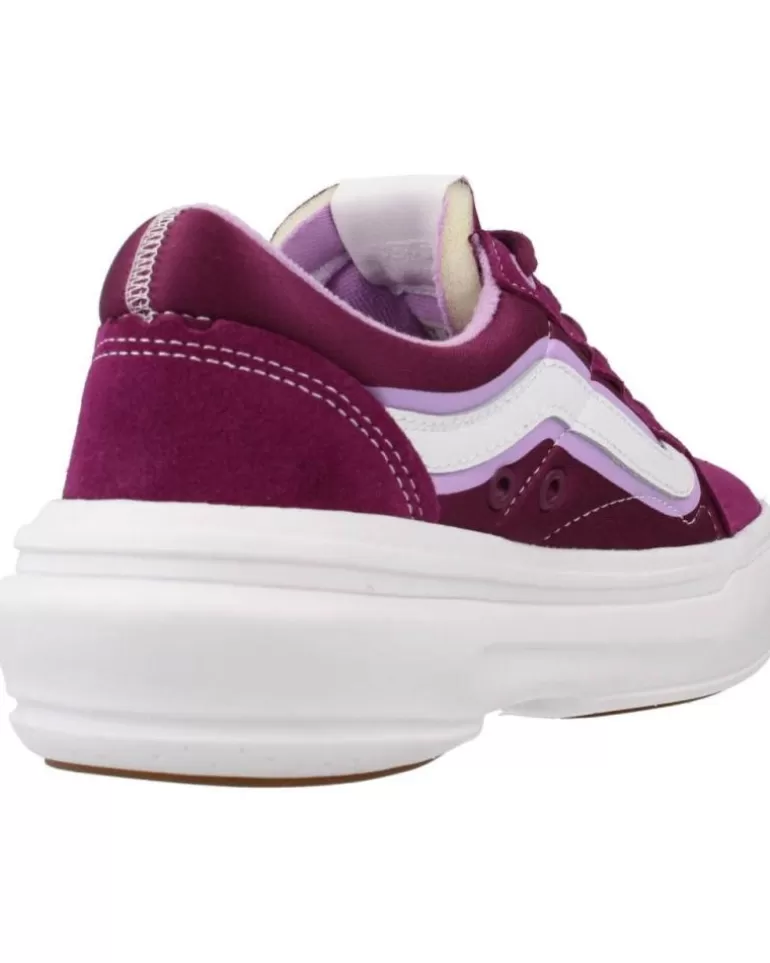 VANS OFF THE WALL Deportivas De Niña Old Skool Overt Cc Violeta Outlet