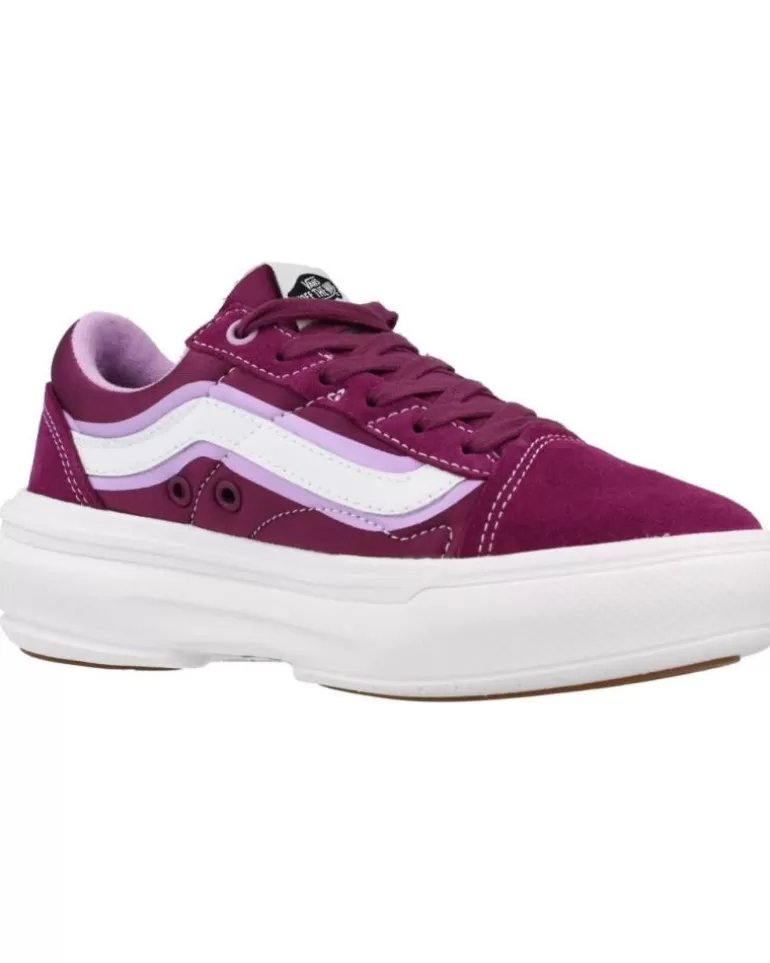 VANS OFF THE WALL Deportivas De Niña Old Skool Overt Cc Violeta Outlet