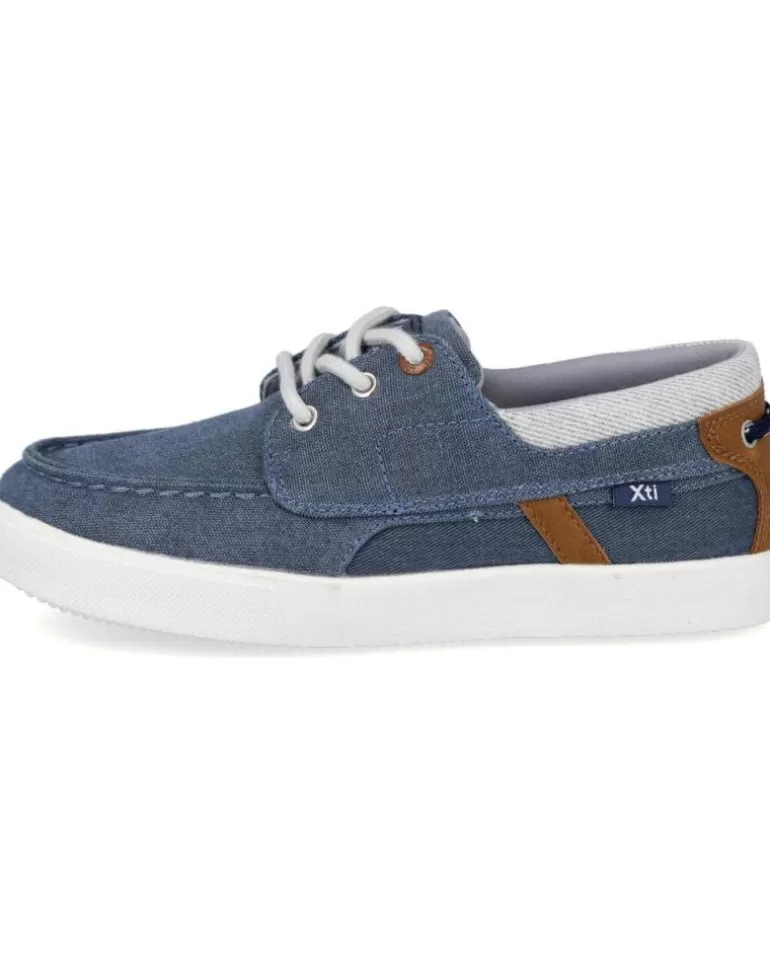 XTI Deportivas De Niño 150425 Zapatillas Lona Niño Azul Fashion