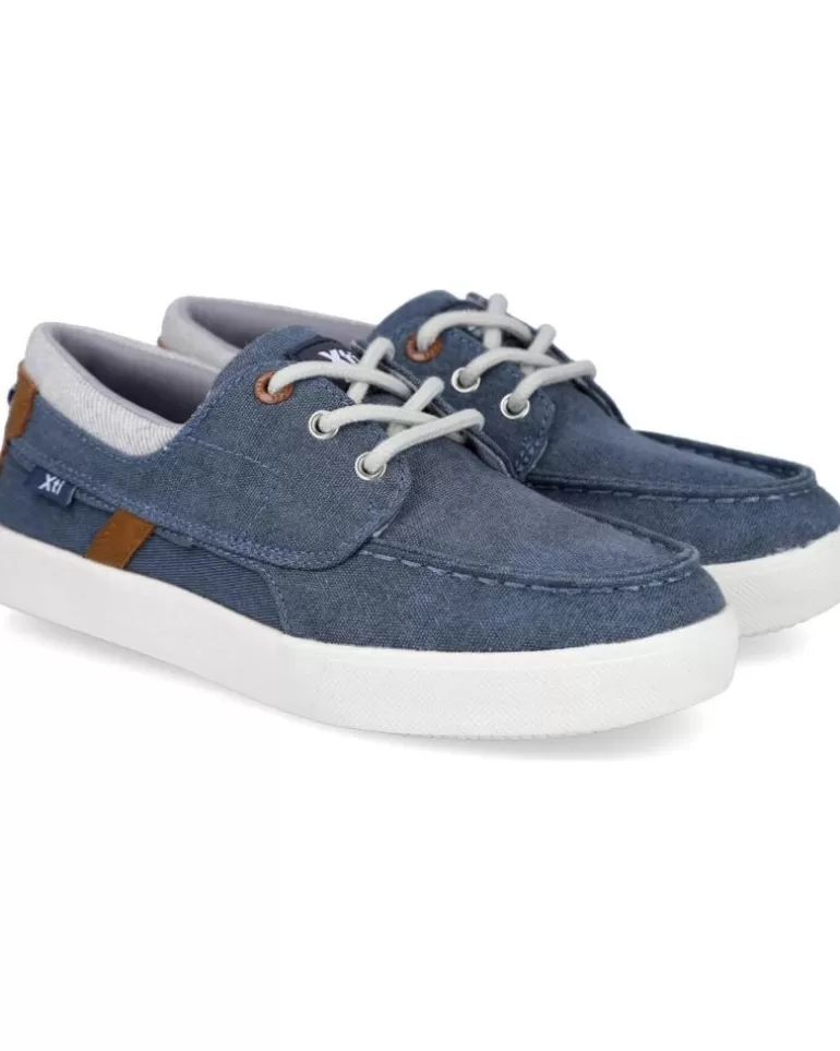 XTI Deportivas De Niño 150425 Zapatillas Lona Niño Azul Fashion
