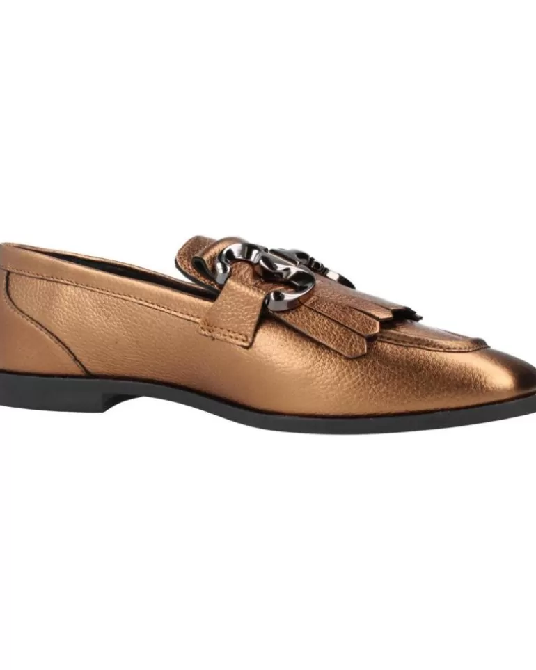 ALPE Mocasines De Mujer New Roma Bronce Cheap