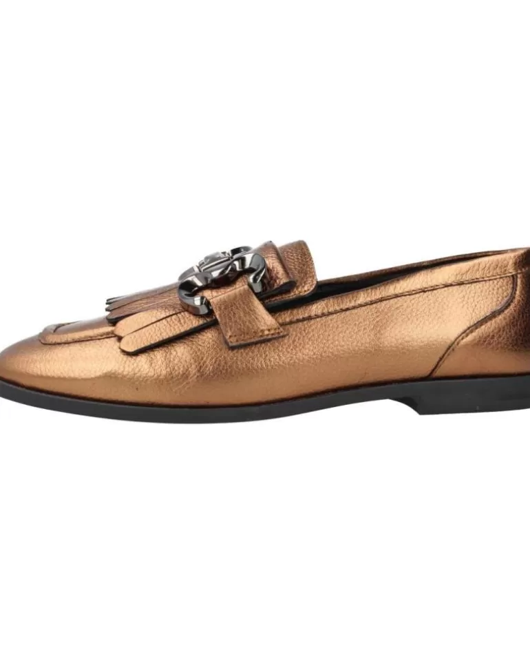 ALPE Mocasines De Mujer New Roma Bronce Cheap