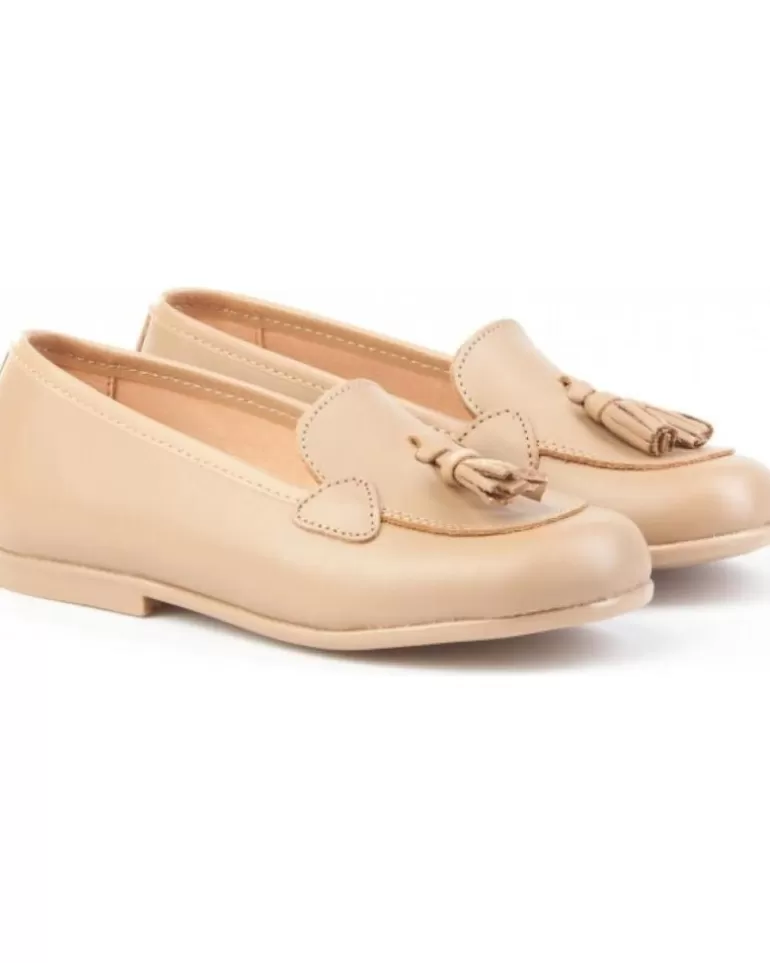 ANGELITOS Mocasines De Niña Mocasin Piel 391 Camel Best
