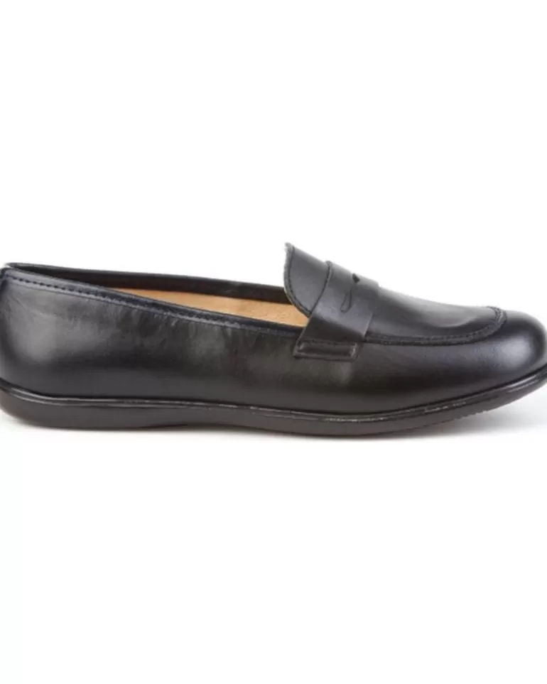 ANGELITOS Mocasines De Niña Y Niño Escolar Piel 466 Marino Flash Sale
