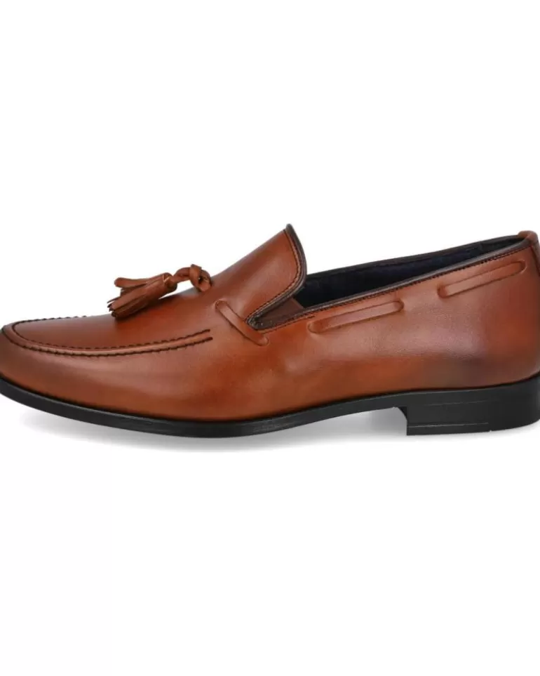 BAERCHI Mocasines De Hombre 1152 Zapatos Castellanos Hombre Cuero New