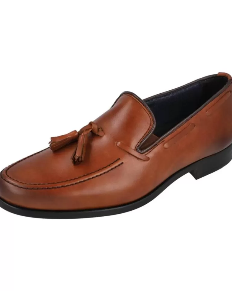 BAERCHI Mocasines De Hombre 1152 Zapatos Castellanos Hombre Cuero New