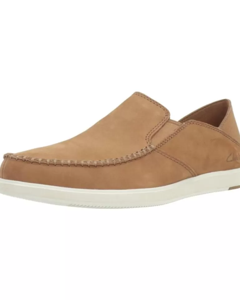 CLARKS Mocasines De Hombre Bratton Slip Marron Sale