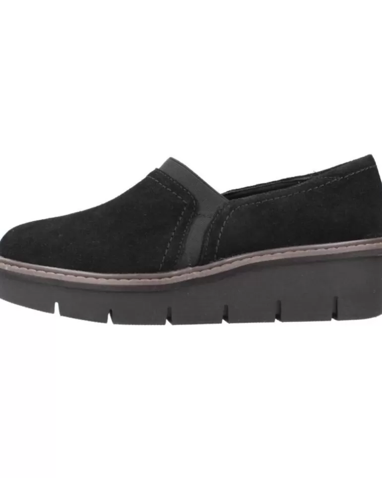 CLARKS Mocasines De Mujer Airabell Mid Negro Outlet