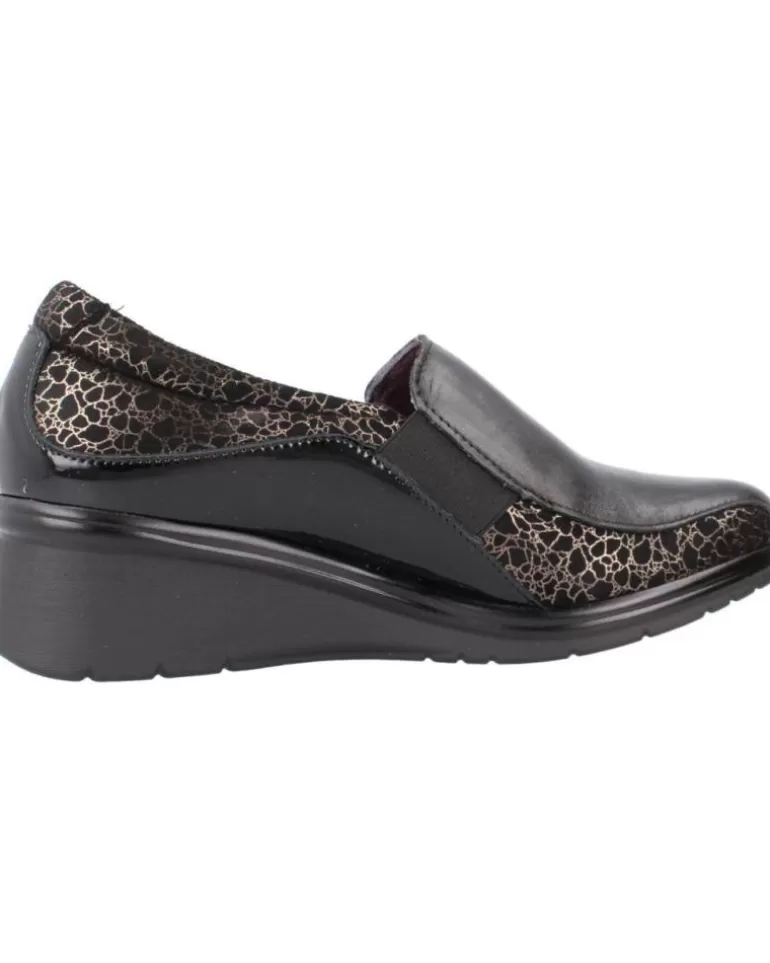 PITILLOS Mocasines De Mujer 5323P Negro Cheap