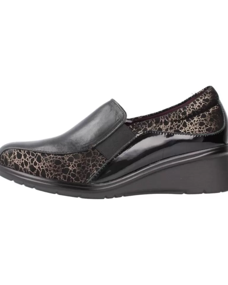 PITILLOS Mocasines De Mujer 5323P Negro Cheap